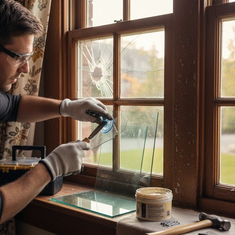 Local Antique Window Restoration pros at work